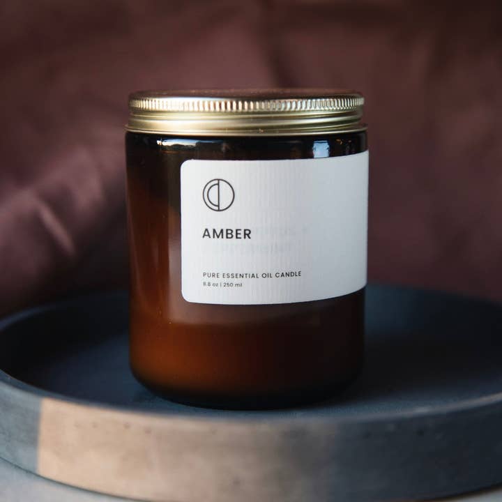 OCTŌ - Wholesale Jar/Filled Candle - Amber candle