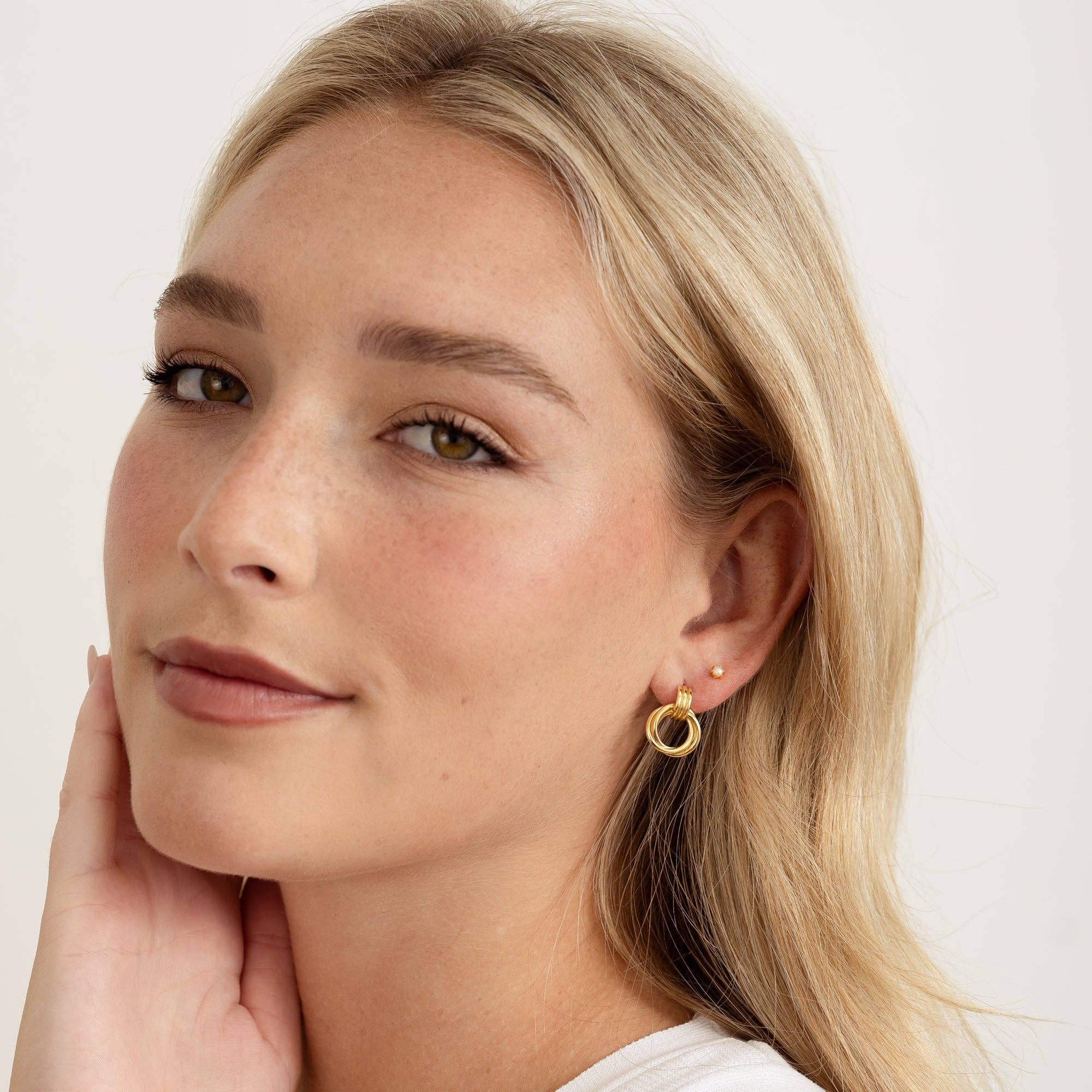 Sami Jewels - Vente Créoles - Boucles d'oreilles anneau noué6