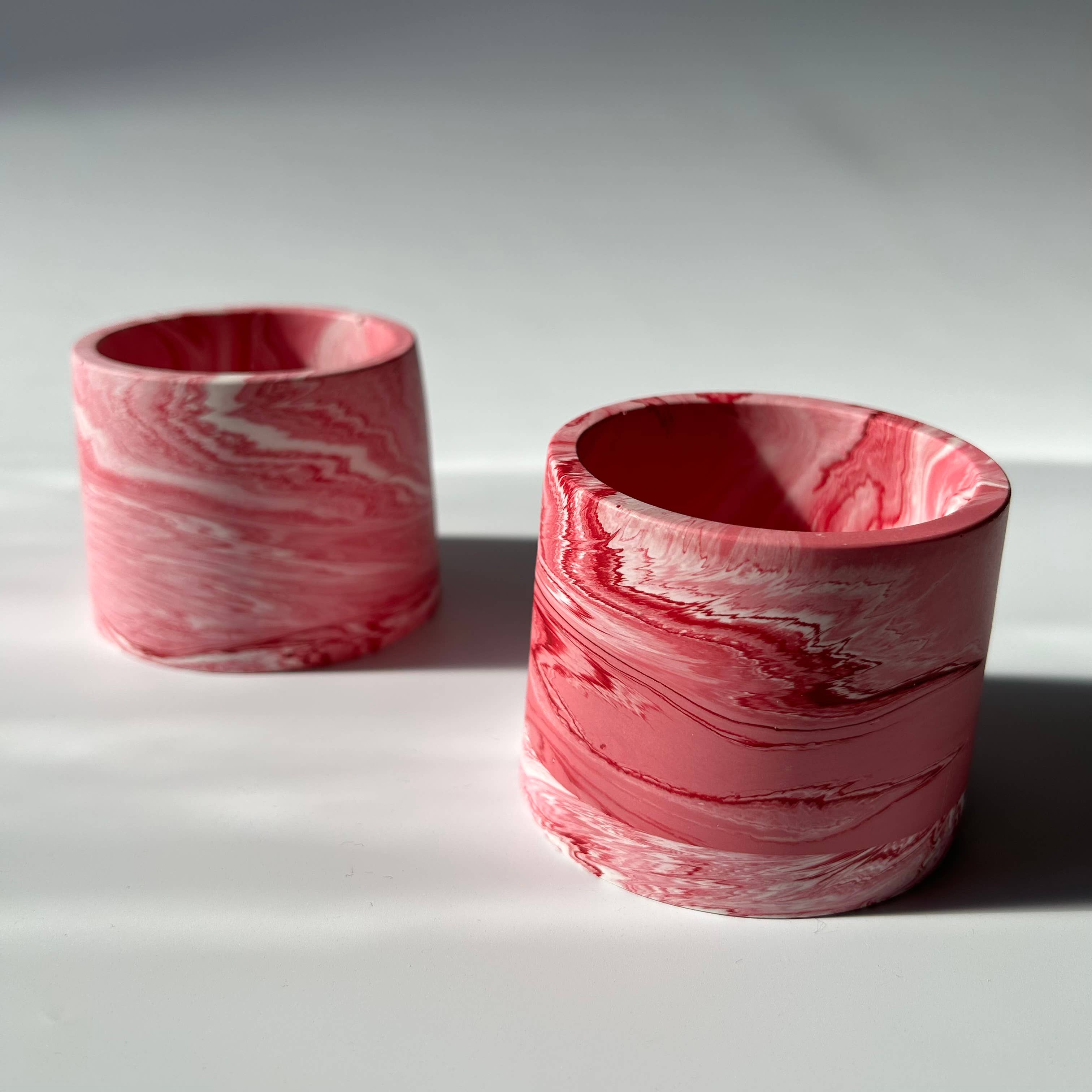 Pink Marble Pot | Plant Pot | Matchstick pot | Indoor Plant for wholesale by AlphaGrayArt