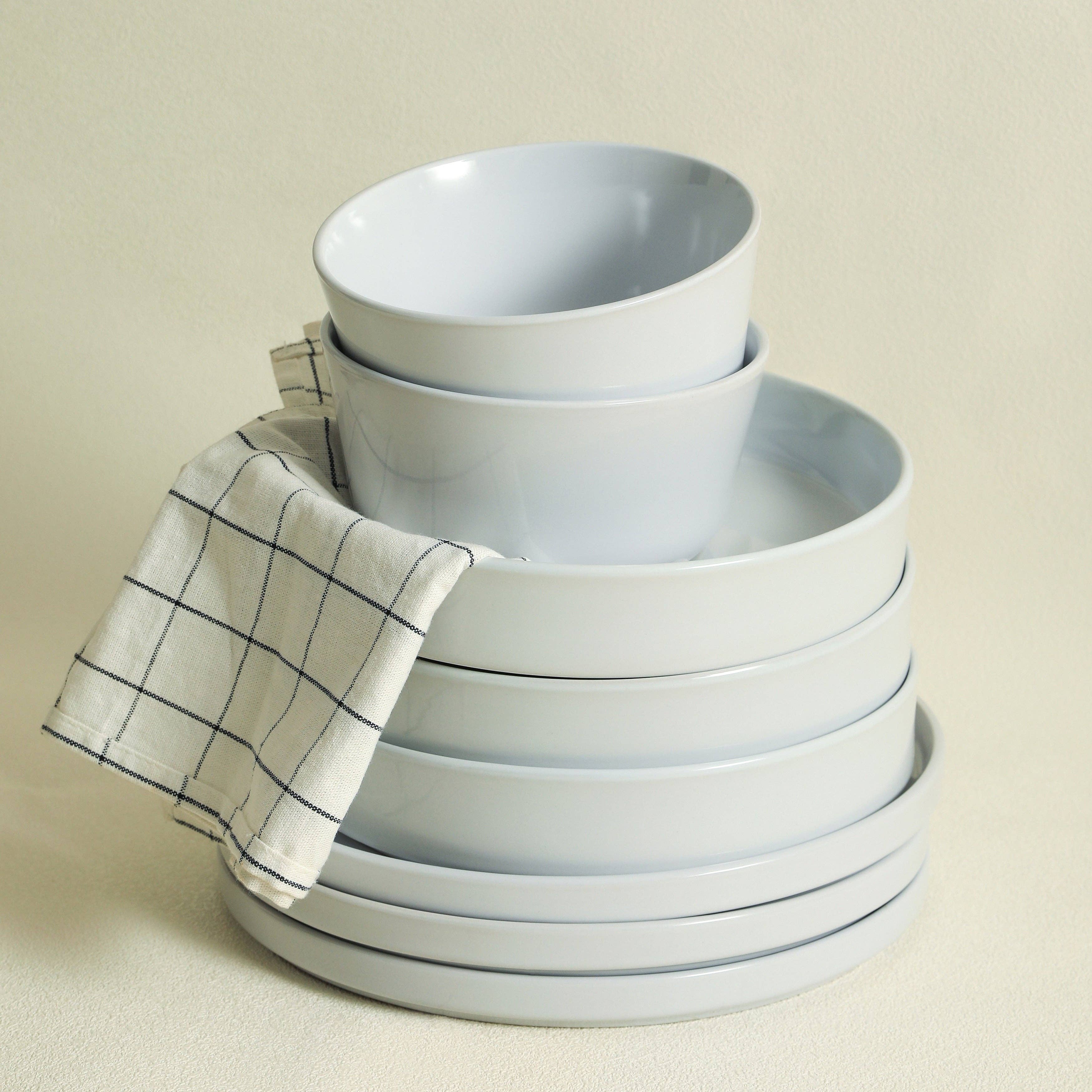 Stone  Lain - Wholesale Dinnerware Set - Celina Stoneware Dinnerware Set, Cereal and Dinner Bowls - White1