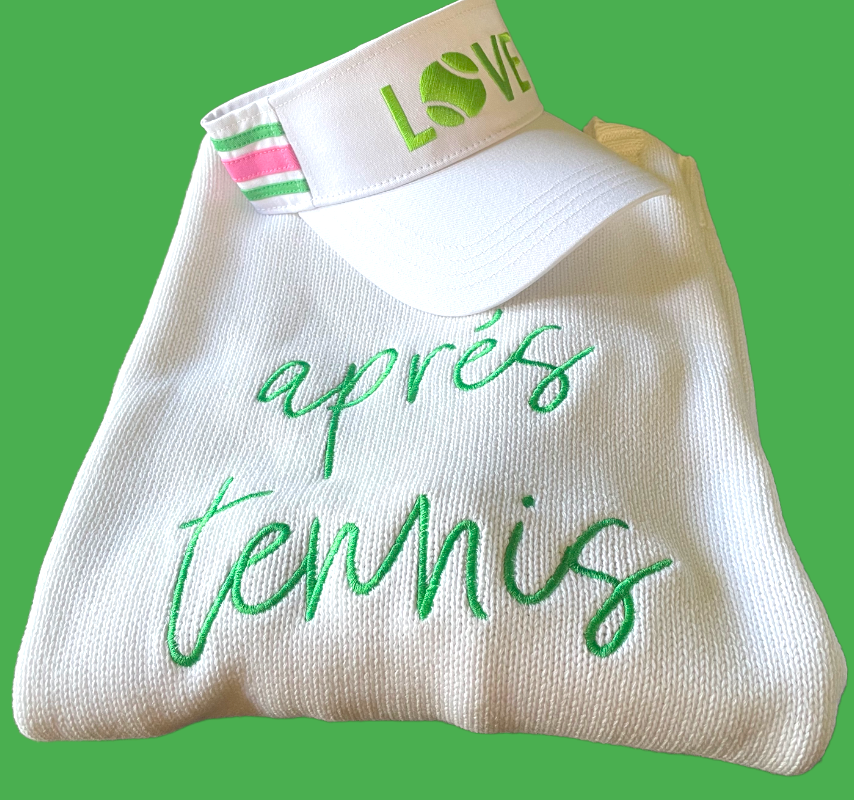 Runway Athletics - Wholesale Knit Sweater - Women's - Tennis Sweater - "après tennis"0