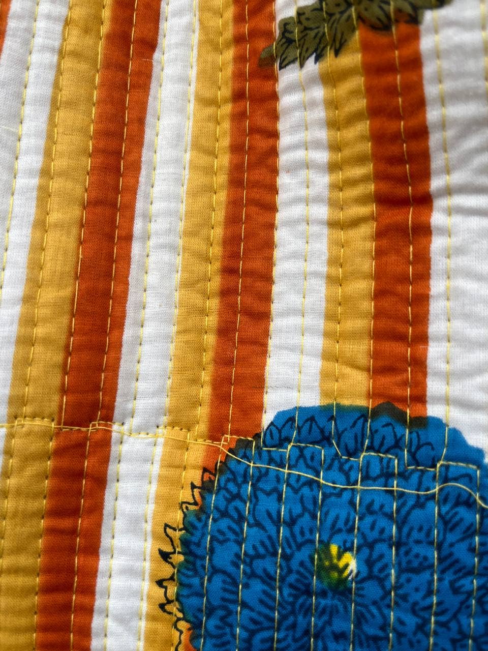 bhavnas boutique - Venta al por mayor Bolsa de asa- Mujer - Bolsa con estampado de bloques, bolsas de algodón acolchadas hechas a mano en la India 2