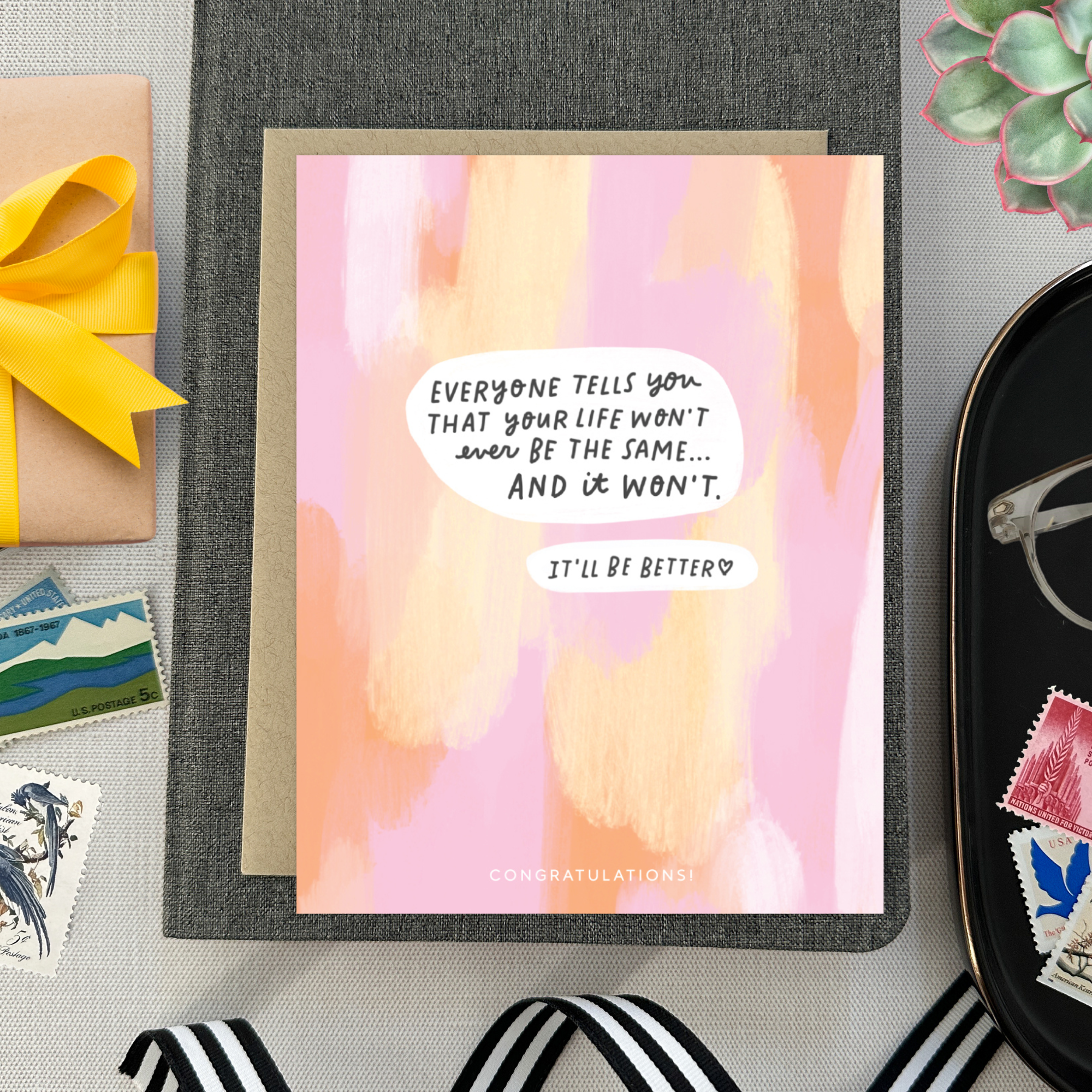 Barone and Co. - Wholesale Baby Card - Everyone Tells You Card1