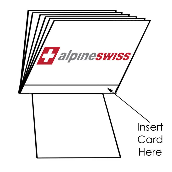 SET OF 2 Clear Plastic Wallet Inserts 12 Pages Picture Card for wholesale on Faire