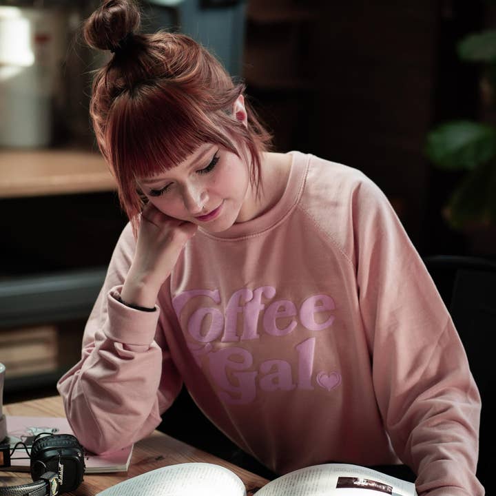 Coffee Gal Unisex Crewneck for wholesale by Coffee Dude
