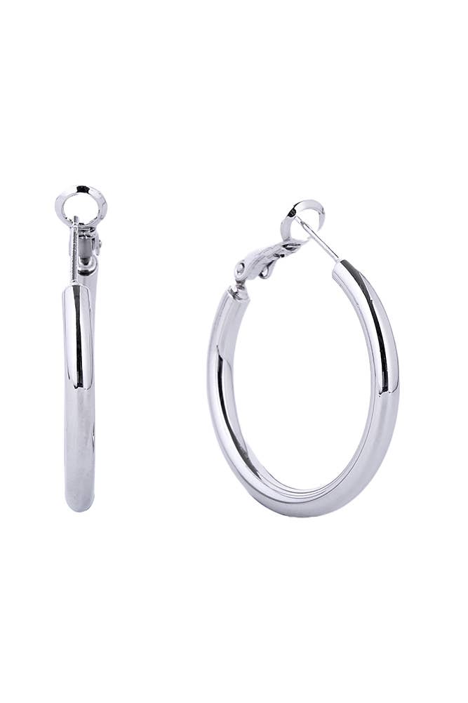 Hana – Engroshandel Hoops – 14K guld dyppet Omega lukning Hoop17