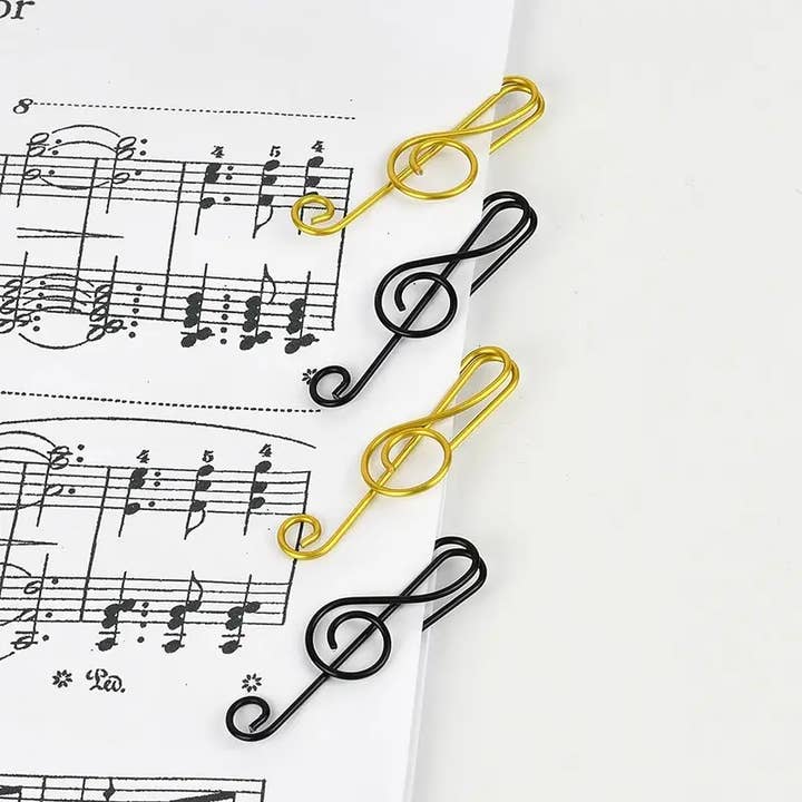 Magnifique Hearts - Wholesale Paperclip - Musical Notes Paper Clips, School Office Stationery Supplies1