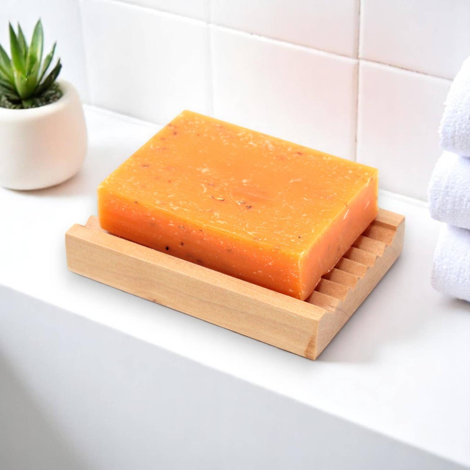 AW Aromatics Limited - Venta al por mayor Pastilla de jabón - Jabón de argán dorado 100 g - White Label0