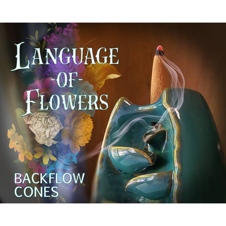 Encens à reflux floral victorien - Myosotis, Œillet pour la vente par Hazel Fern Scents