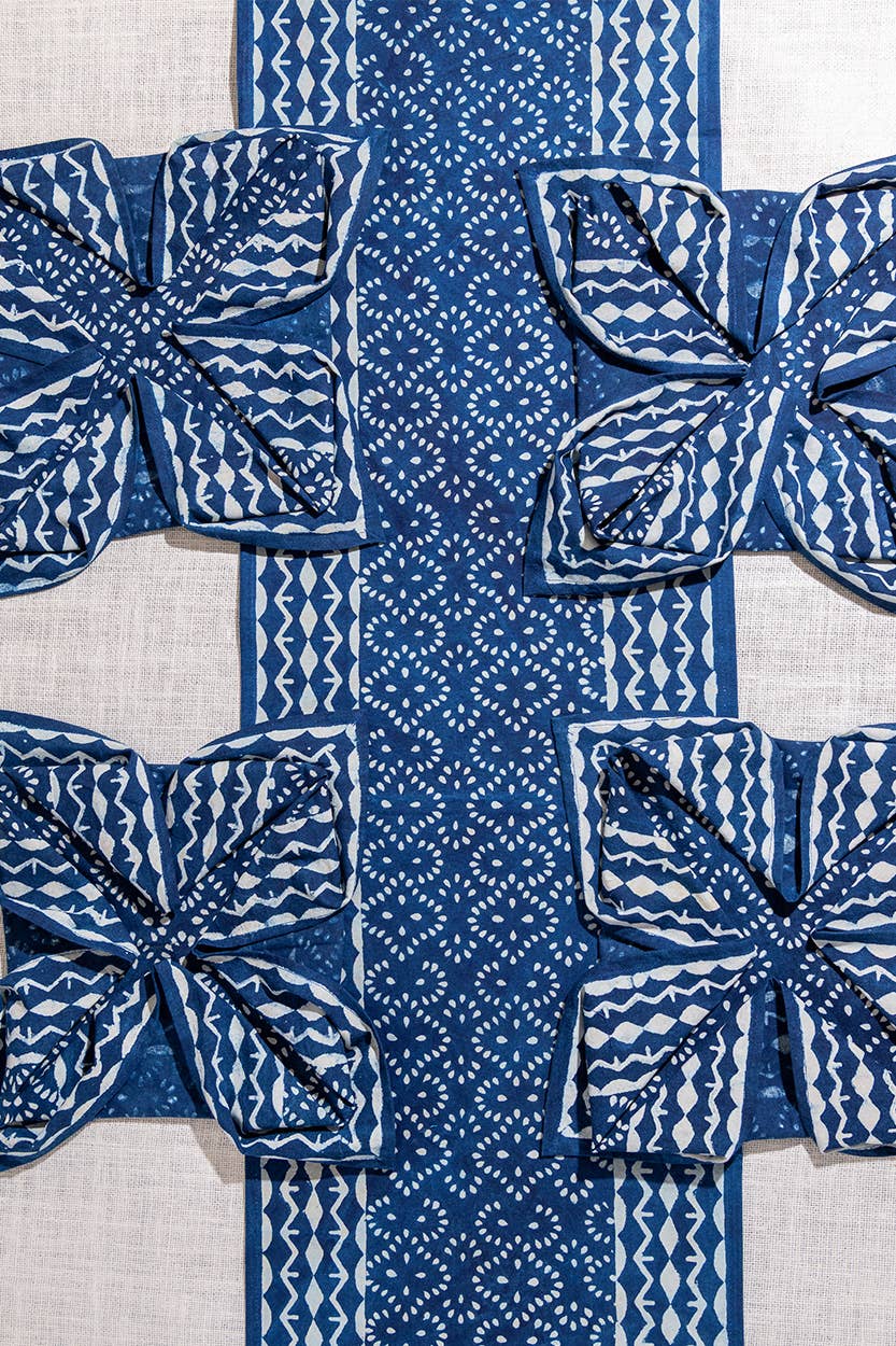 Sevya Handmade – wholesale Table runner – Indigo Table Runner5