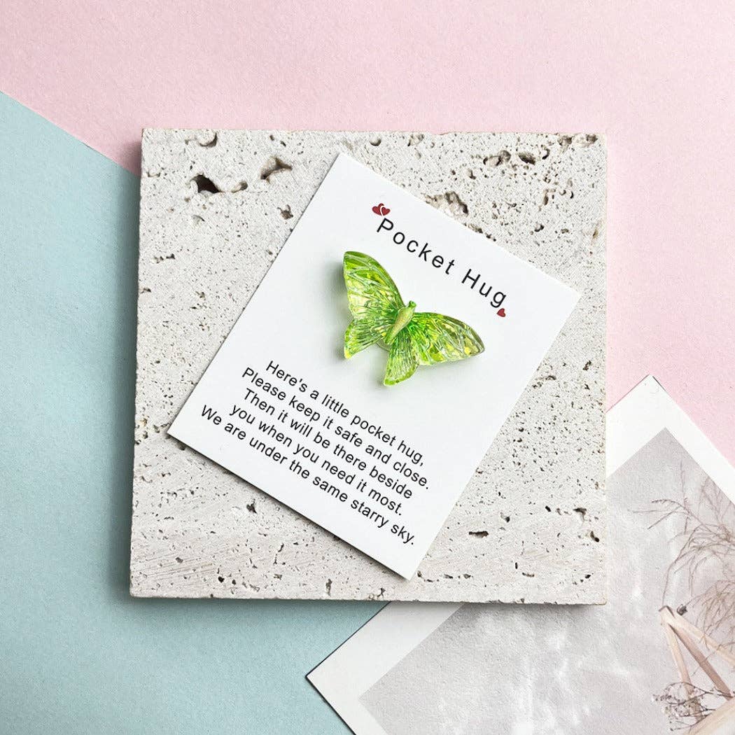 Magia Design - Wholesale Keepsake Coin/Token - Pocket Hug Gradient Butterfly – Your Tiny Source of Joy1