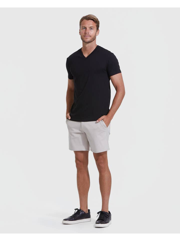 True Classic - Wholesale T-Shirt - Men's - Short Sleeve T-Shirt | V-Neck | Black