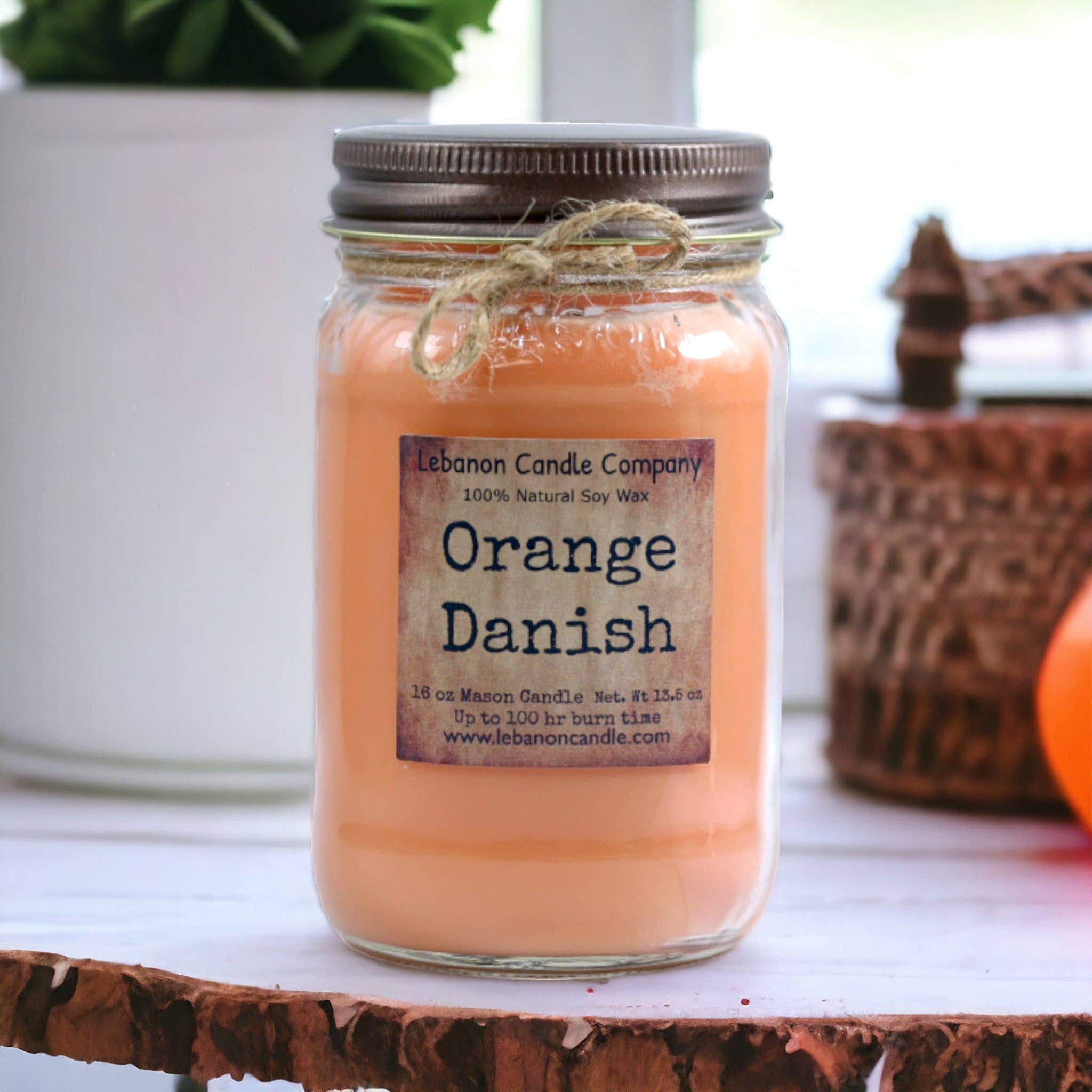 Lebanon Candle Company - Wholesale Jar/Filled Candle - Orange Danish Candle3