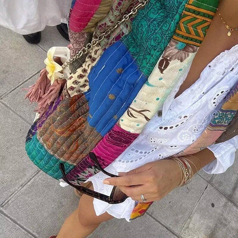 Sleeveless Floral Patchwork Quilted Vest for wholesale on Faire4