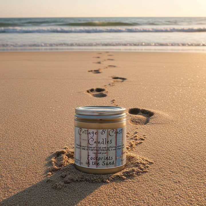 Footprints in the Sand for wholesale by Cottage & Coast