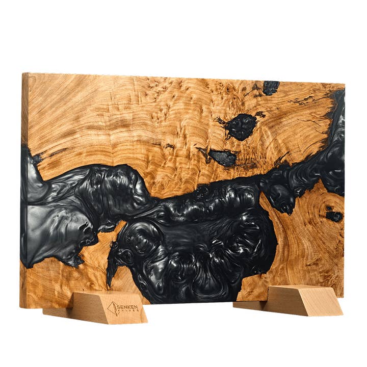 Senken Knives - Wholesale Knife Block - "Black Tsunami" Magnetic Knife Block - Holds 16 Knives9