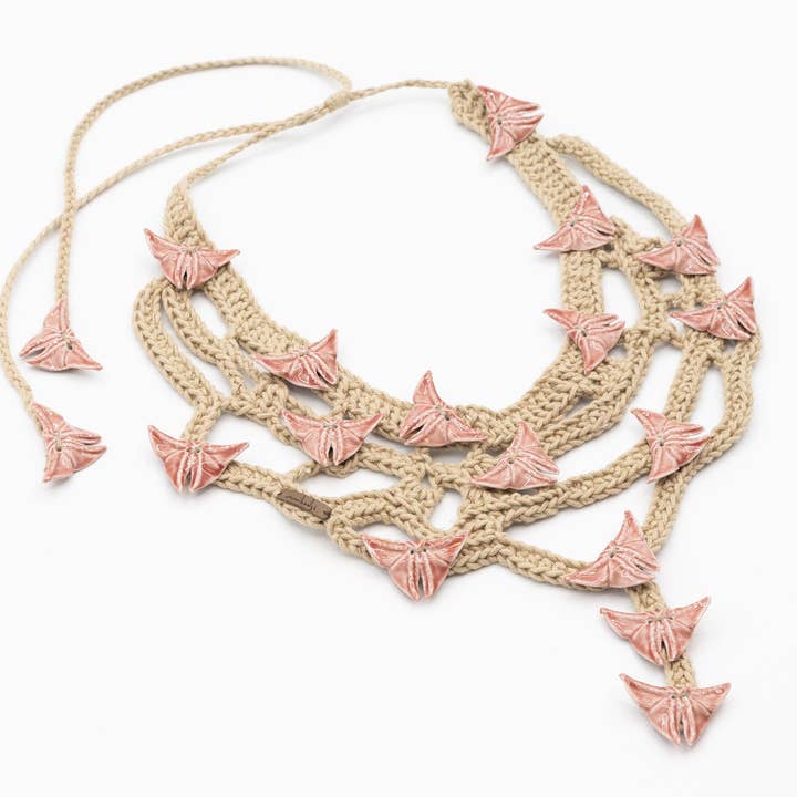 Mhodzi | Seeds of the soul - Wholesale Choker/Collar - Butterfly Emperor Choker1