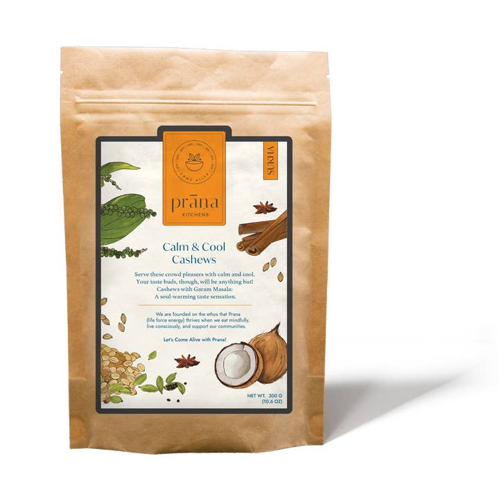 Calm & Cool Cashews for wholesale by Prana Kitchens