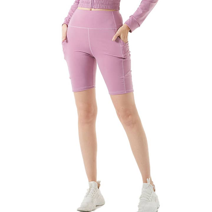SSImport - Wholesale Athletic Shorts - Women's - A2055 SPORTS YOGA SHORT BIKERS LEGGINGS MIX SIZES 12PCS/PACK