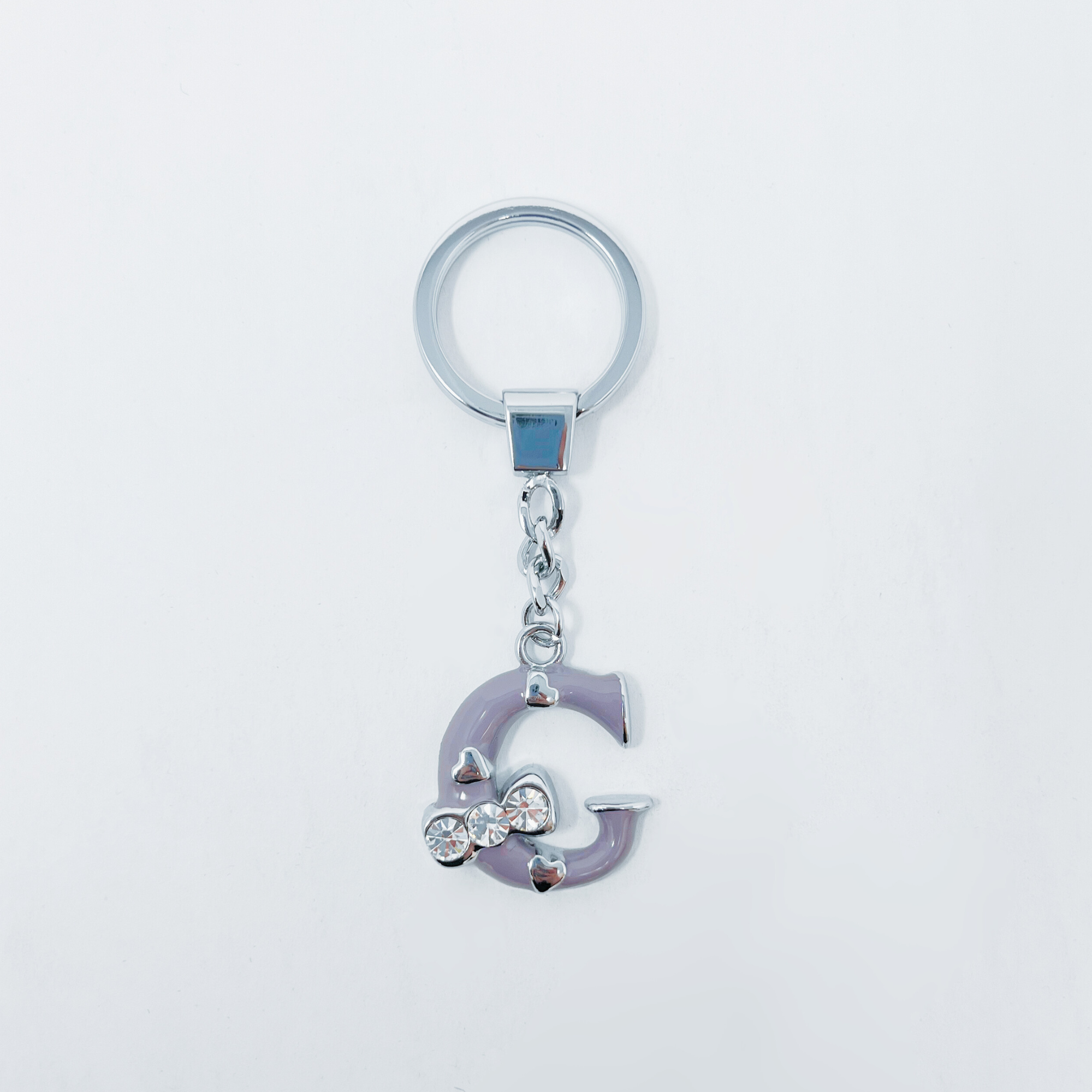 Rucci Professional - Wholesale Keychain – Unisex - KC Keychain with G-H-I Initials2