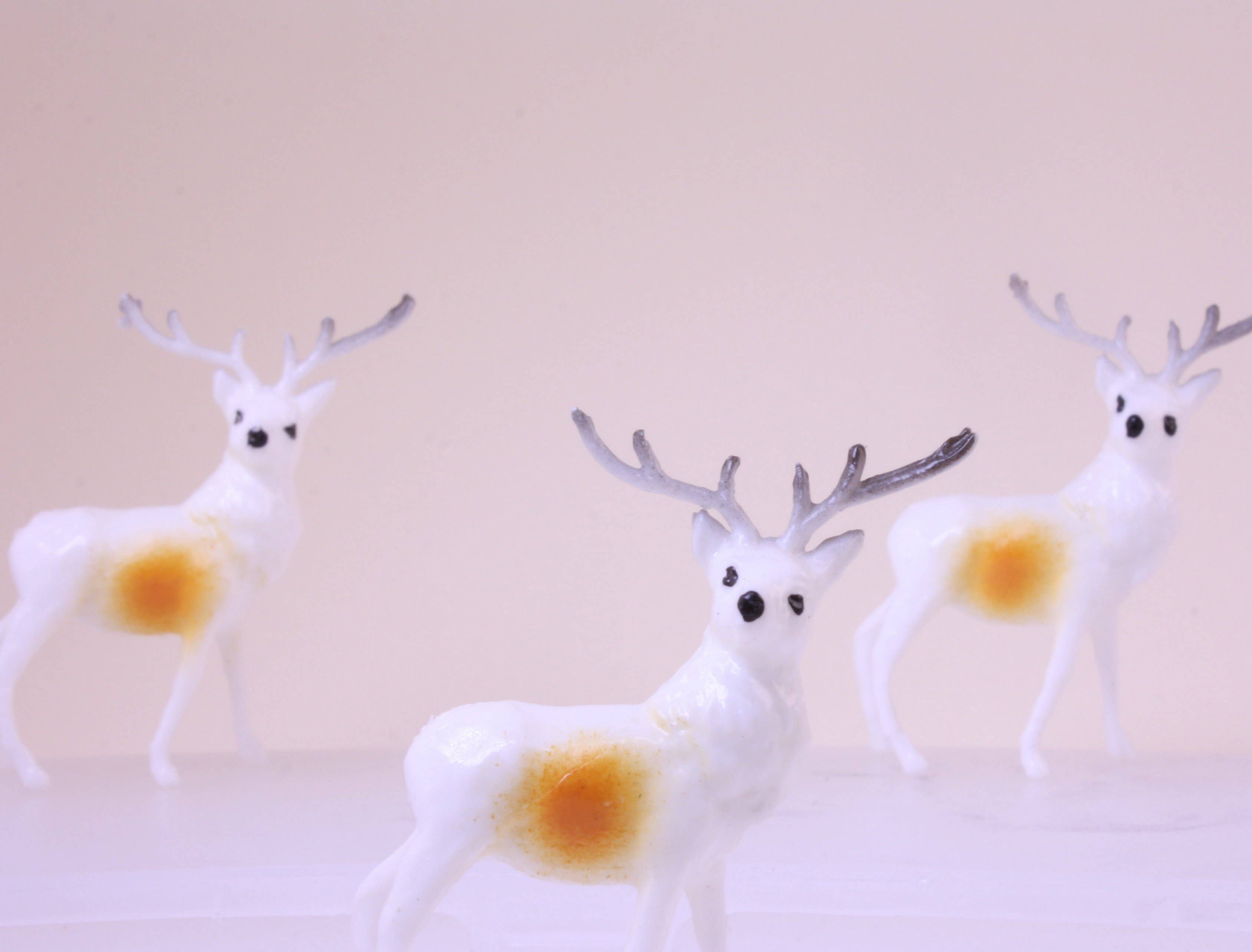   Retro Style 1.5" Reindeer Decorative Figurine, 1960s for wholesale on Faire6