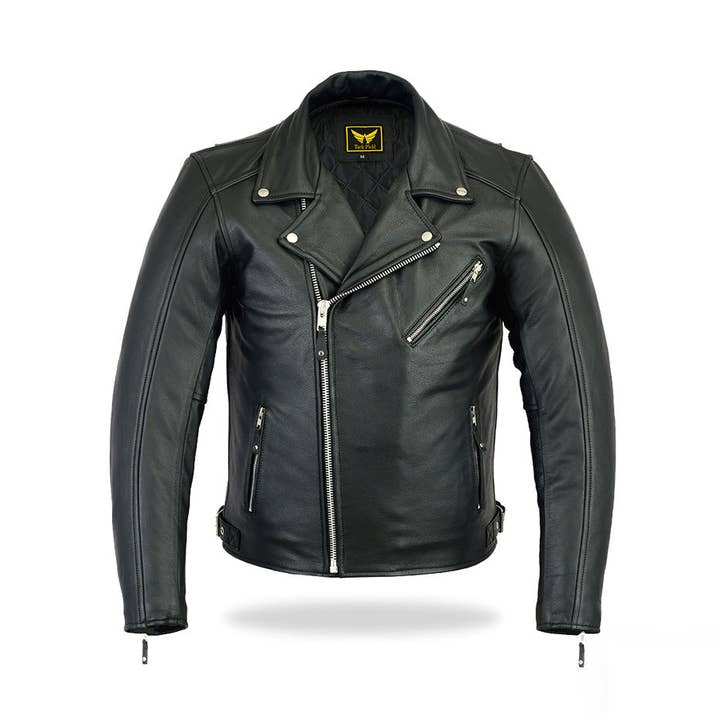 Veste Brando Homme en Cuir de Vachette Haut de Gamme Robuste pour la vente par Tackfield