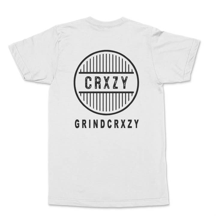 GrindCrXzy - vit och svart ”Om din läsning” skjorta för wholesale av GrindCrxzy