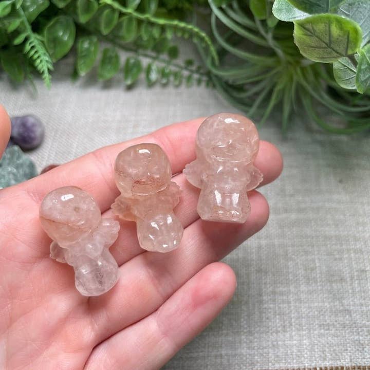 Copper Ashes - Wholesale Spiritual Stone/Crystal - Crystal Cherub Angel3