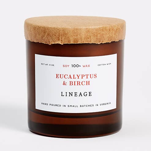 Eucalyptus & Birch kaars voor wholesale door Lineage