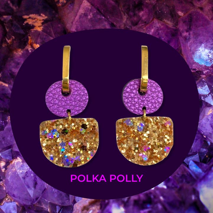 Golden Treasures Dainty Hoops for wholesale by Polka Polly