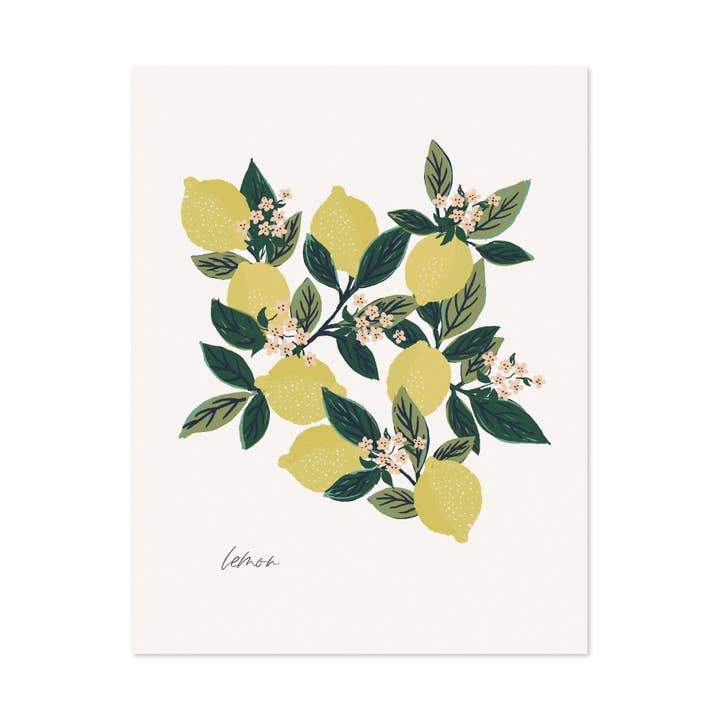Lemon Tree Print for wholesale by Cassidy Demkov