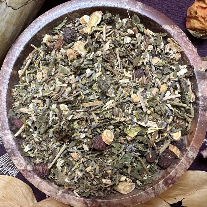 Waning Moon Herbal Blend, All Natural Blend, Incense for wholesale by Triple Goddess Craft