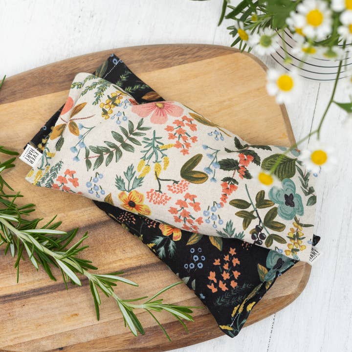 Everhart Candle Co. - Wholesale Spa/Therapy Pillow - Weighted Eye Pillow - Beige Floral4