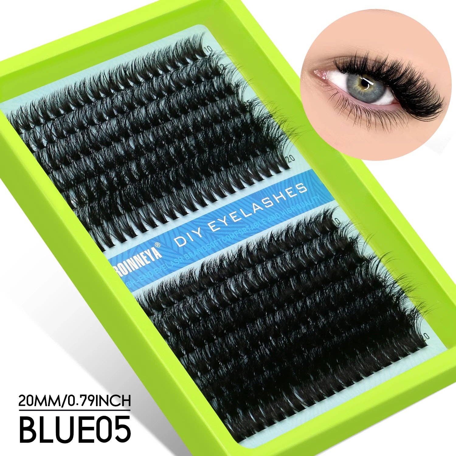 Hair Imports NYC - Wholesale False/Fake Eyelashes - Fluffy Lash Clusters - D/DD Curl Wispy Individual DIY Eyelash Extensions6