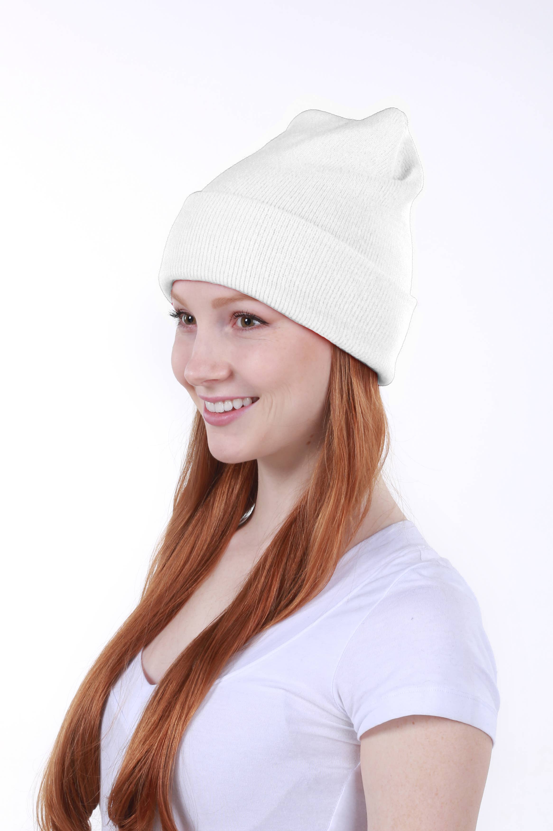 KBETHOS – Gorro - Unissexo por atacado – Gorro Longo Liso - Fabricado nos EUA205