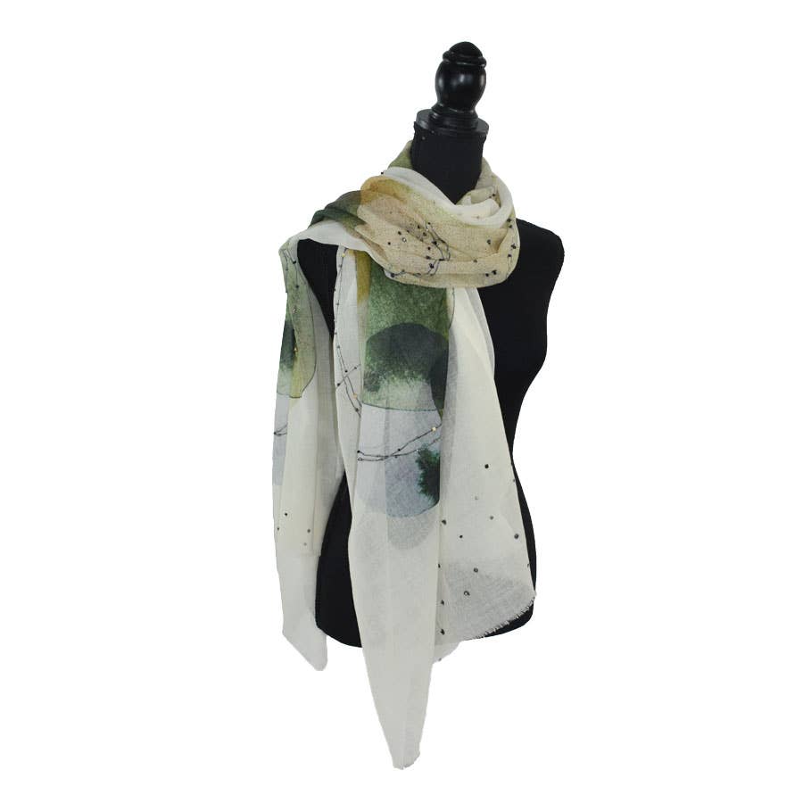 Dupatta Designs – Engroshandel Tørklæde - Dame – Hendricks broderet tørklæde5