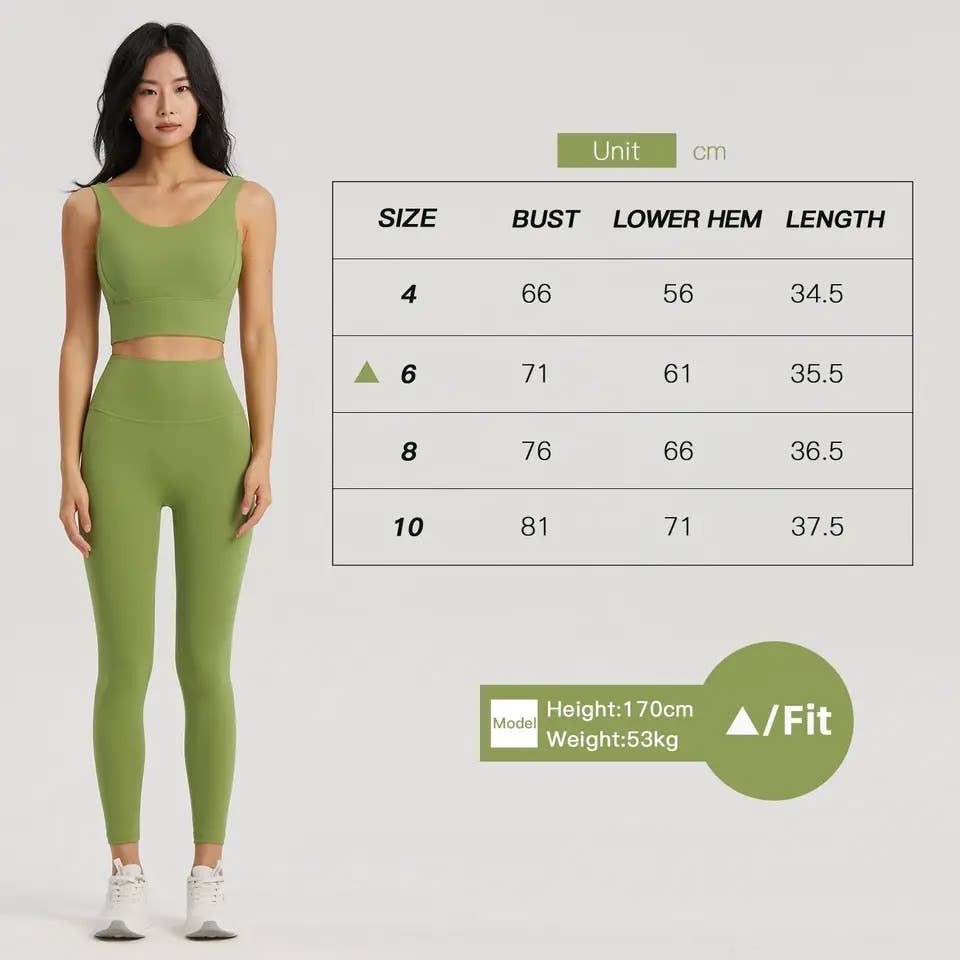 Belsize Activewear - Vendita all'ingrosso Completo sportivo - Donna - Set leggings e reggiseno sportivo da donna17