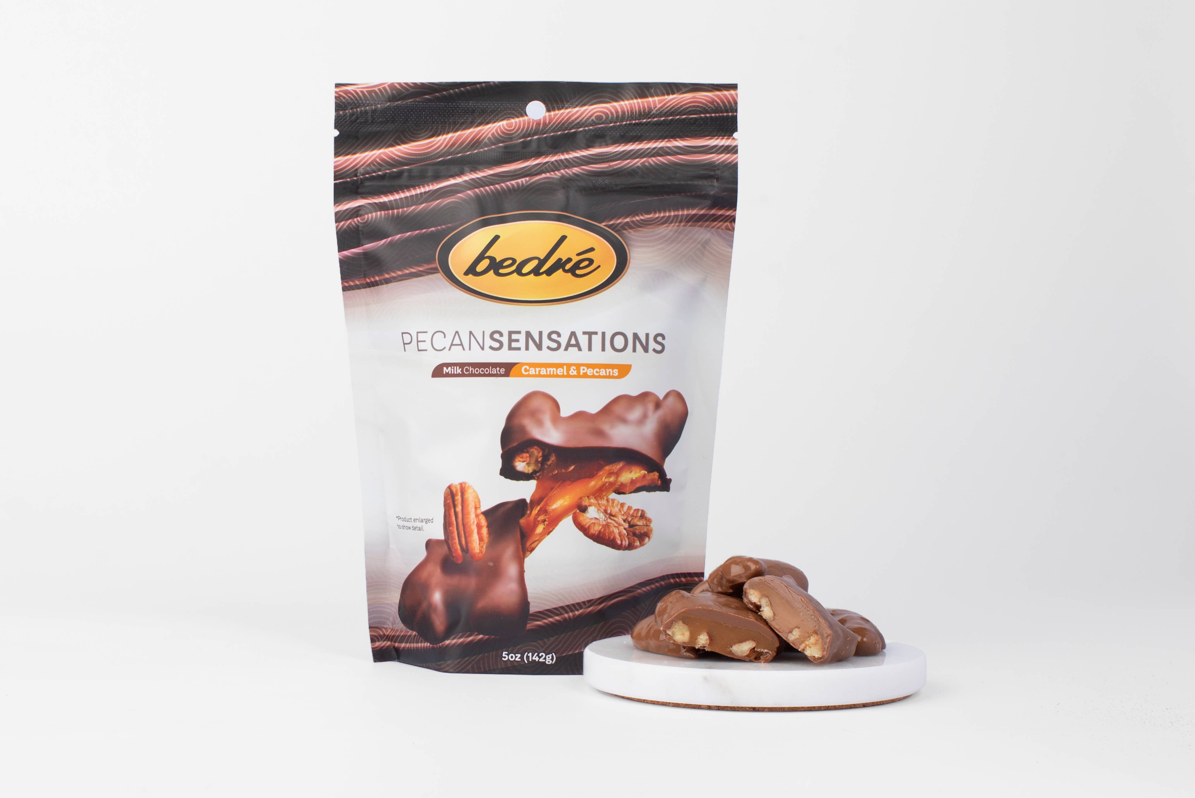 Bedré Fine Chocolate - Wholesale Chocolate Covered Sweets - Milk Chocolate Caramel Pecan Sensations1