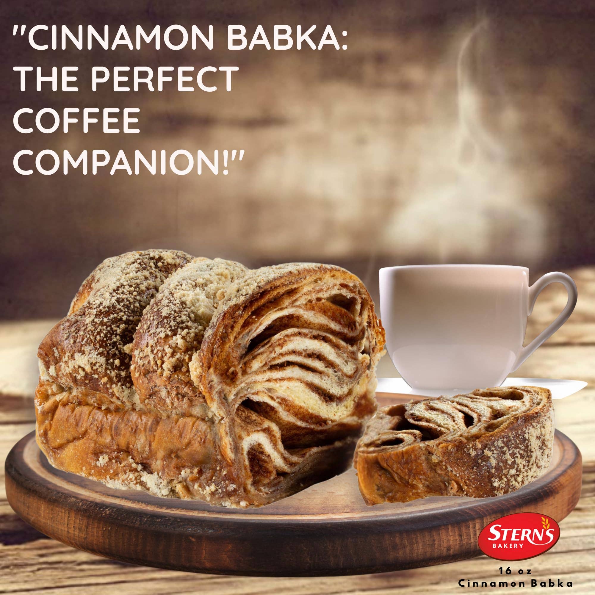 Stern's Online - Wholesale Cake - Cinnamon Bread |Babka Cinnamon Cake |Traditional Babka Bread1