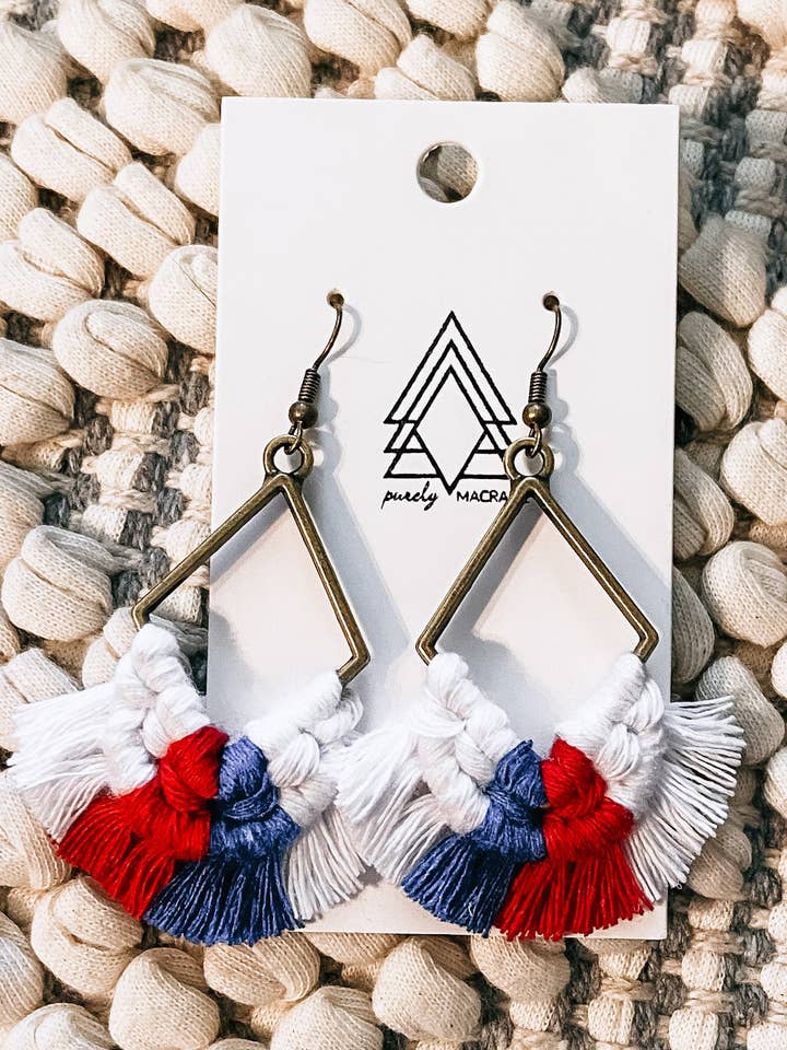 RØD, HVID, & BLÅ for engroshandel hos Purely Macrame