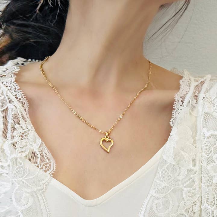 Collar Windy Heart 48 cm Oro para venta al por mayor de GI.OTTO