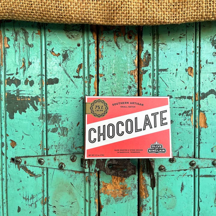 Olive & Sinclair Chocolate - Vente Barre chocolatée - Barre de chocolat noir 75 %2