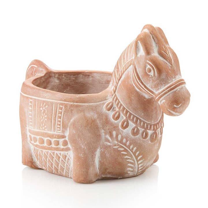 Burro Terracotta Planter for wholesale by SERRV International