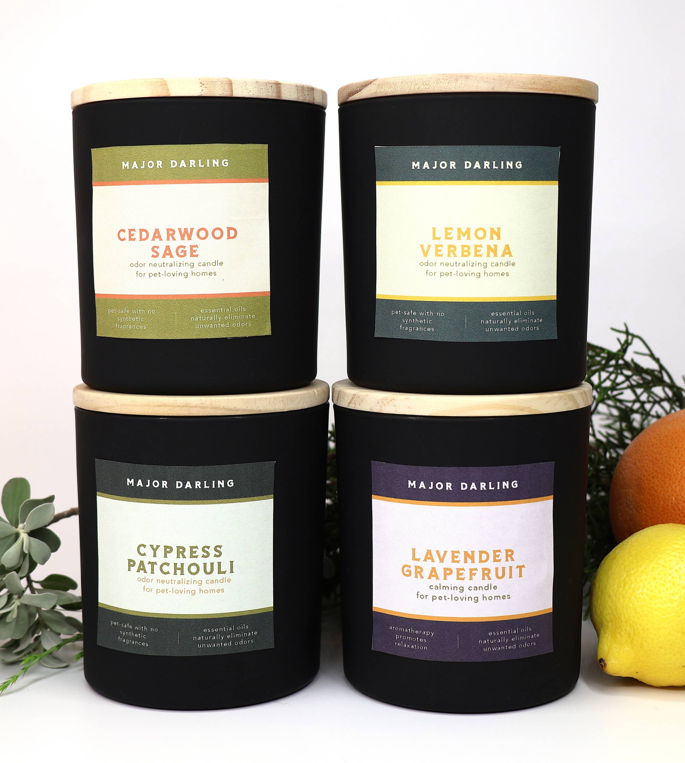 Major Darling - Wholesale Jar/Filled Candle - Odor Neutralizing Candle0