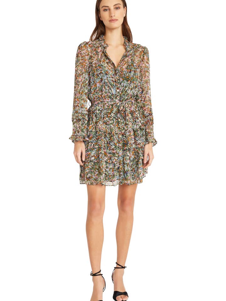 Donna Morgan Mini-Kleid mit Rüschendetails für den Großhandel von Maggy London Group