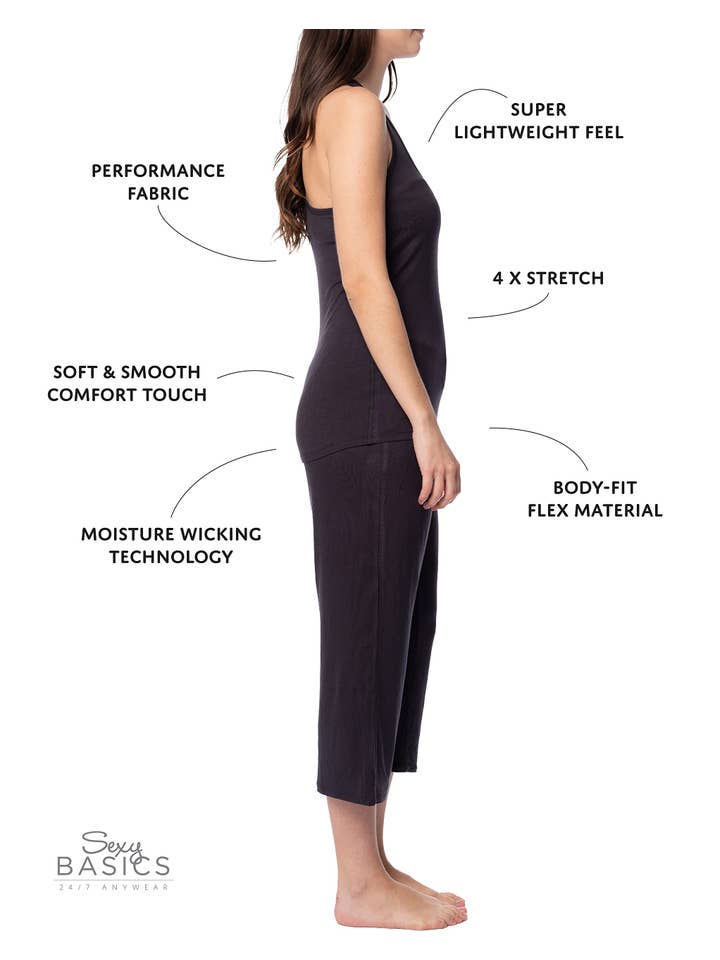 I-Wear Brands - Vente Débardeur – femme - Lot de 5 débardeurs en coton et spandex à dos nageur pour femmes