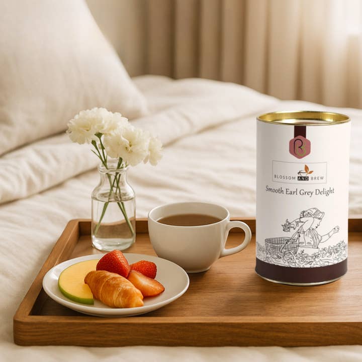 Blossom & Brew - Wholesale Loose Tea - Earl Grey Black Tea- Smooth Bergamot & Vanilla Cream6