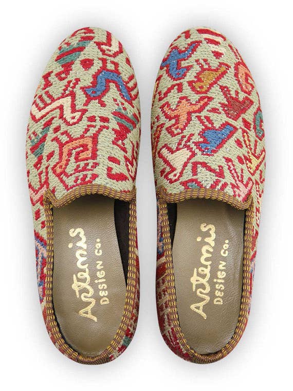 Women's Sumak Kilim Smoking Shoes - Size 10 for wholesale by Artemis Design Co.