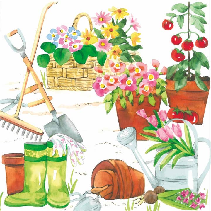 Paperproducts Design • Ambiente - Wholesale Disposable Napkin - LUN-HAPPY GARDEN