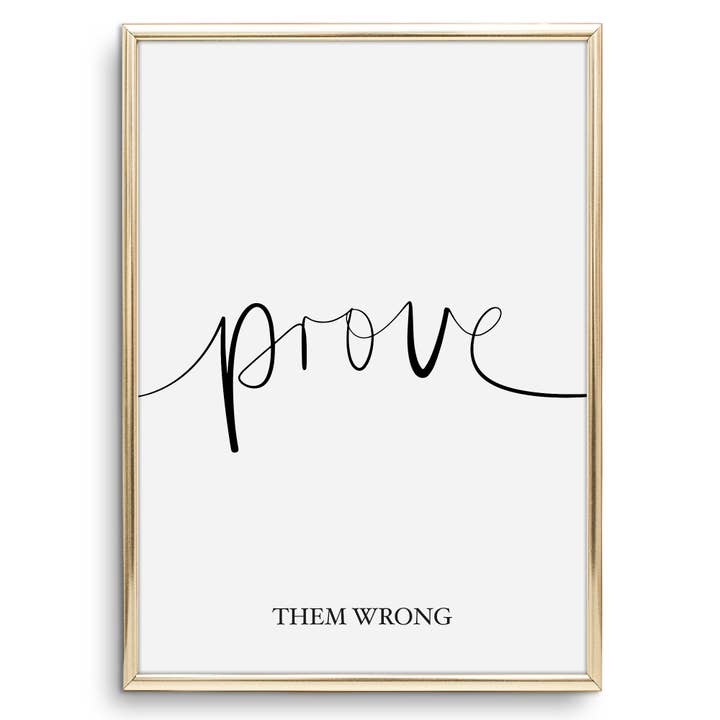 Tales by Jen - Wholesale Poster - Poster 'Prove Them Wrong'